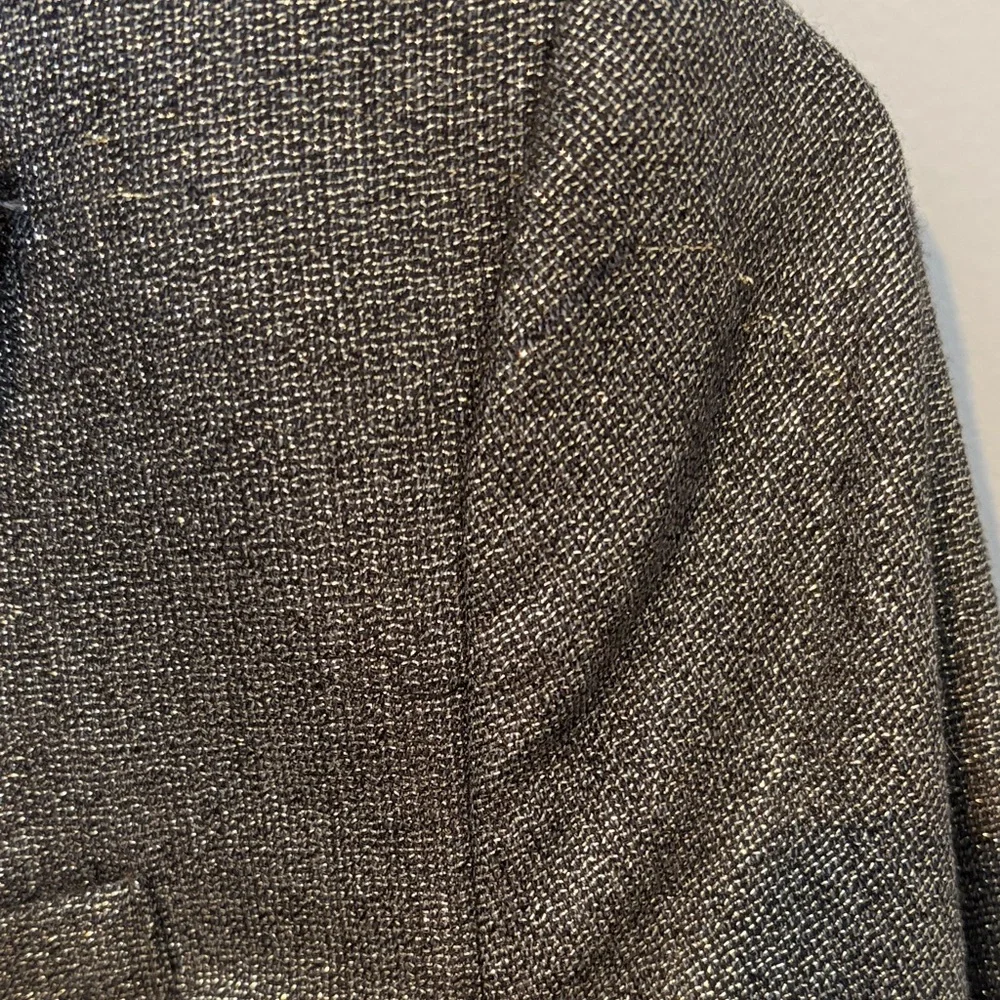 Banana Republic Shimmering Gold Blazer 4p - Picture 4 of 12